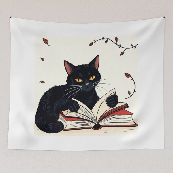 Item preview,  Black Cat Reading Books designed and sold by swara-2016.