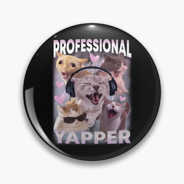 Item preview, Cat Professional Yapper Funny Meme designed and sold by rykerres.