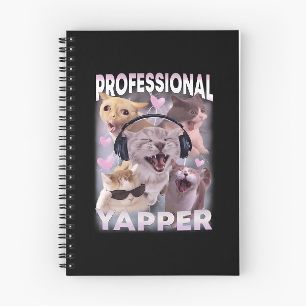 Item preview, Cat Professional Yapper Funny Meme designed and sold by rykerres.