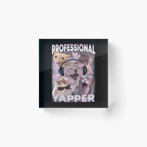 Item preview, Cat Professional Yapper Funny Meme designed and sold by rykerres.