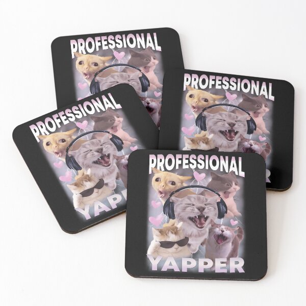 Item preview, Cat Professional Yapper Funny Meme designed and sold by rykerres.