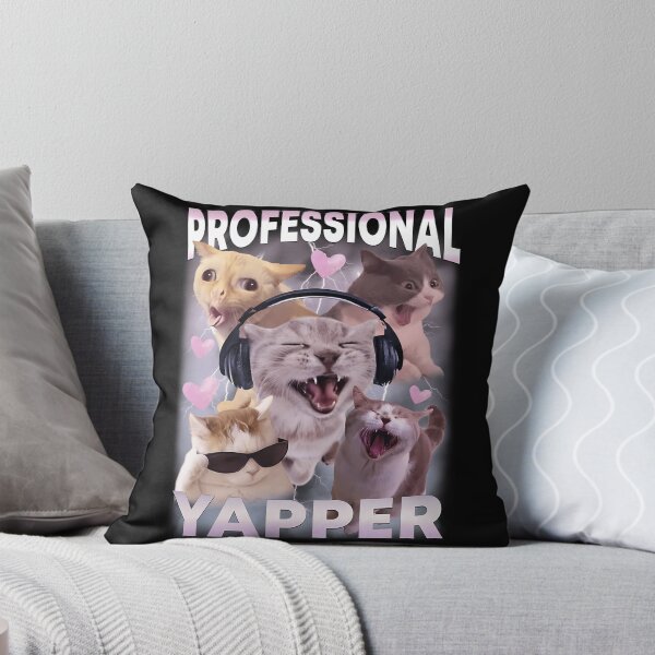 Item preview, Cat Professional Yapper Funny Meme designed and sold by rykerres.