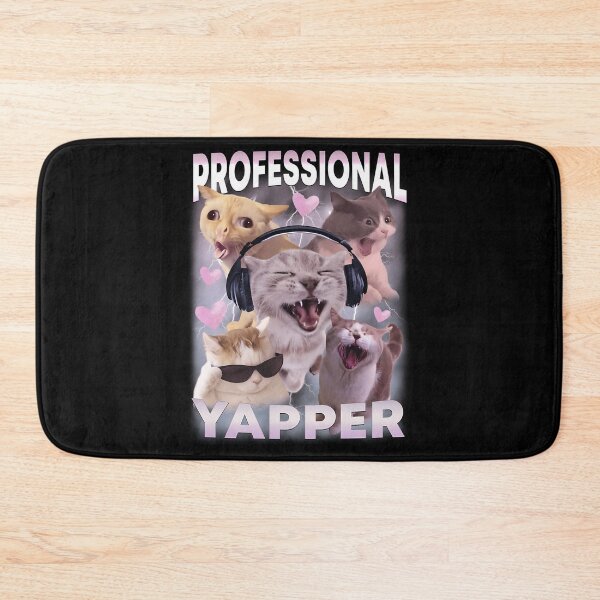 Item preview, Cat Professional Yapper Funny Meme designed and sold by rykerres.