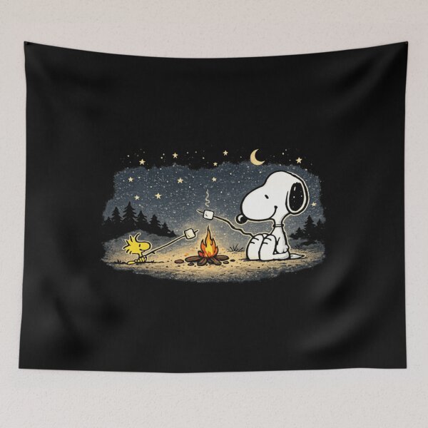Item preview, Peanuts Snoopy Campfire   designed and sold by Kovacekau.