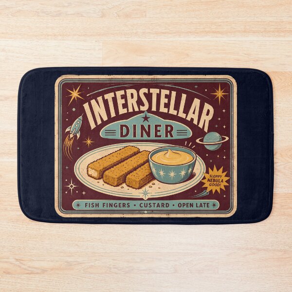 Item preview, Interstellar Fish Fingers & Custard Diner Tray Liner designed and sold by agearb.
