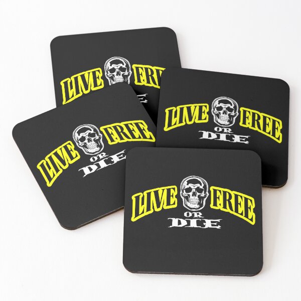 Item preview, Live Free or Die Retro skull graphic designed and sold by Colorfulman.