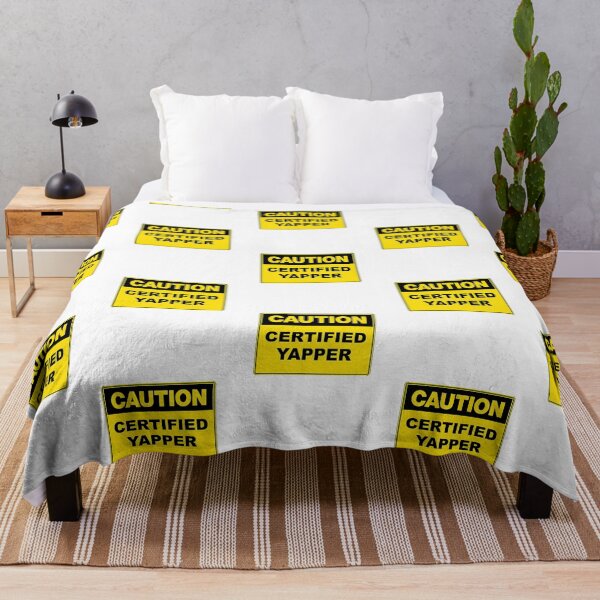 Item preview, Caution Certified Yapper Sticker designed and sold by rykerres.