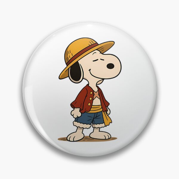 Item preview, Peanuts Snoopy OnePiece Luffy   designed and sold by Kovacekau.