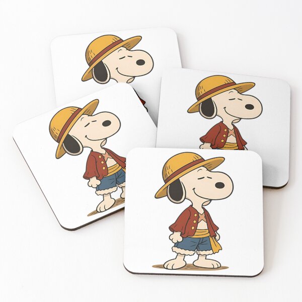 Item preview, Peanuts Snoopy OnePiece Luffy   designed and sold by Kovacekau.