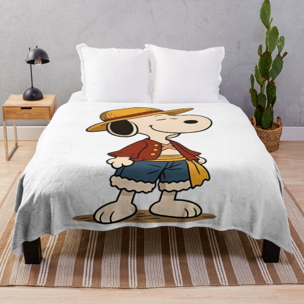 Item preview, Peanuts Snoopy OnePiece Luffy designed and sold by Kovacekau.
