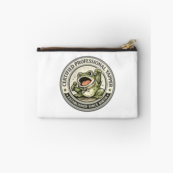 Item preview, Certified Professional Yapper Frog Funny Badge Shirt Born To Yap Tee Frog Lover Gift Sarcastic Humor Shirt designed and sold by rykerres.