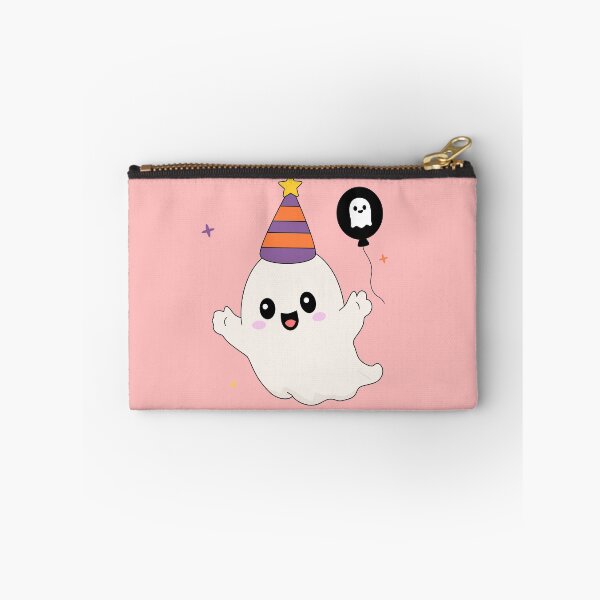 Item preview, Cute Birthday Party Ghost with Hat and Ghost Balloon Sticker⁠ designed and sold by Teenidesign .