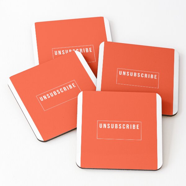 Item preview, Unsubscribe Button Minimalist Retro UI Email Graphic designed and sold by Gameshalah's Designs Hub.