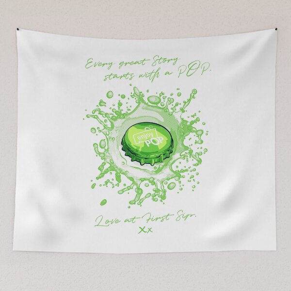 Item preview, "Lemon Lime Twist Bottle Cap" designed and sold by  Enjoy Artwork .