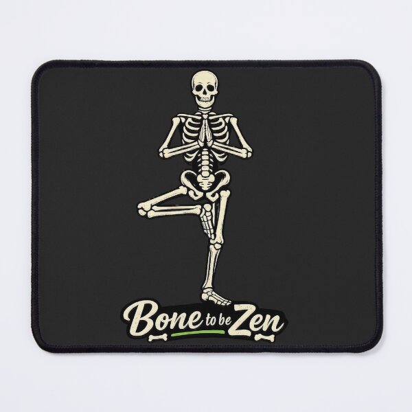 Item preview, Skeleton Yoga Pose Design – Spooky Fitness Artwork for All Products designed and sold by EdgeSphere.