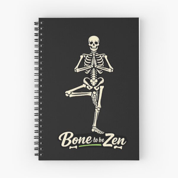 Item preview, Skeleton Yoga Pose Design – Spooky Fitness Artwork for All Products designed and sold by EdgeSphere.