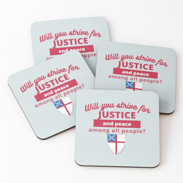 Item preview, Justice and Peace Among All People - The Episcopal Church™ designed and sold by Canterbury Episcopal Campus Ministry at Texas Tech University .