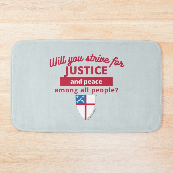 Item preview, Justice and Peace Among All People - The Episcopal Church™ designed and sold by Canterbury Episcopal Campus Ministry at Texas Tech University .