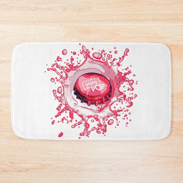 Item preview, "Cherry Pop Bottle Cap" designed and sold by  Enjoy Artwork .