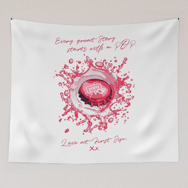 Item preview, "Cherry Pop Bottle Cap" designed and sold by  Enjoy Artwork .