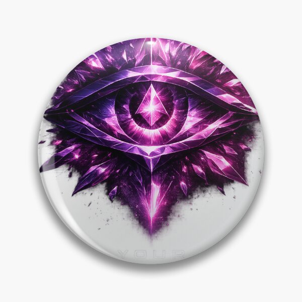 Item preview, Trust Your Vision | Purple Crystal Eye Luxury Streetwear T-Shirt designed and sold by Bathu Designs.
