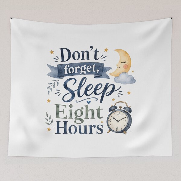 Item preview, Don't forget, Sleep eight hours designed and sold by nimmitrends.