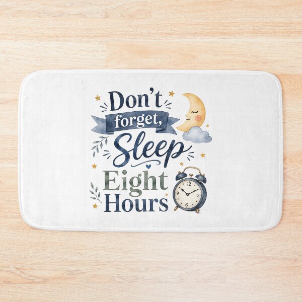Item preview, Don't forget, Sleep eight hours designed and sold by nimmitrends.