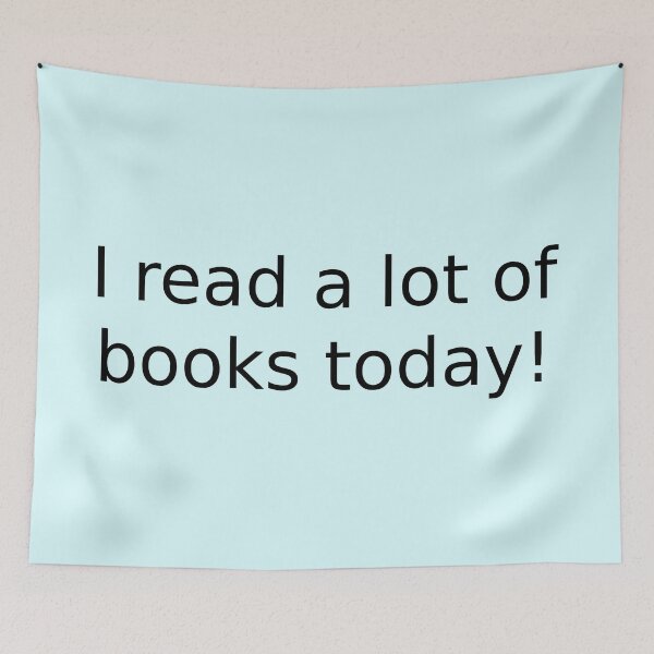 Item preview, I read a lot of books today! designed and sold by English Learning.