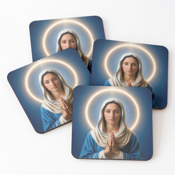 Item preview, Virgin Mary in Prayer | Catholic Sacred Art | Christian Wall Decor designed and sold by Kutji.Sacred.Art.