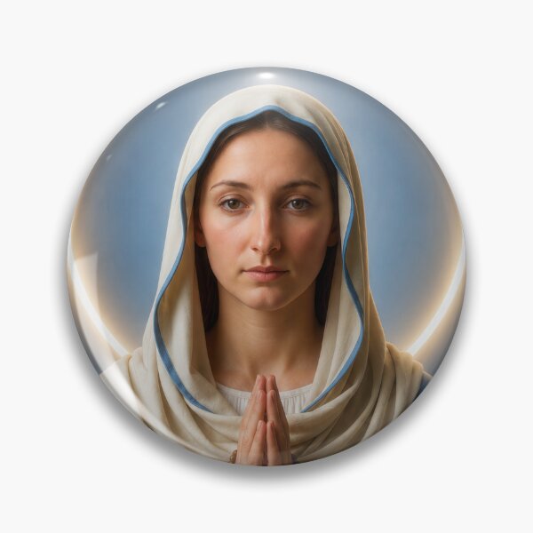 Item preview, Virgin Mary in Prayer | Catholic Sacred Art | Christian Wall Decor designed and sold by Kutji.Sacred.Art.