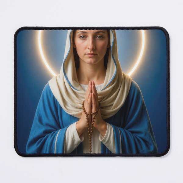 Item preview, Virgin Mary in Prayer | Catholic Sacred Art | Christian Wall Decor designed and sold by Kutji.Sacred.Art.