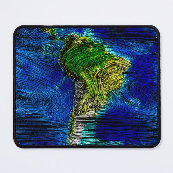Item preview, South America Wind Pattern Map designed and sold by car2art.
