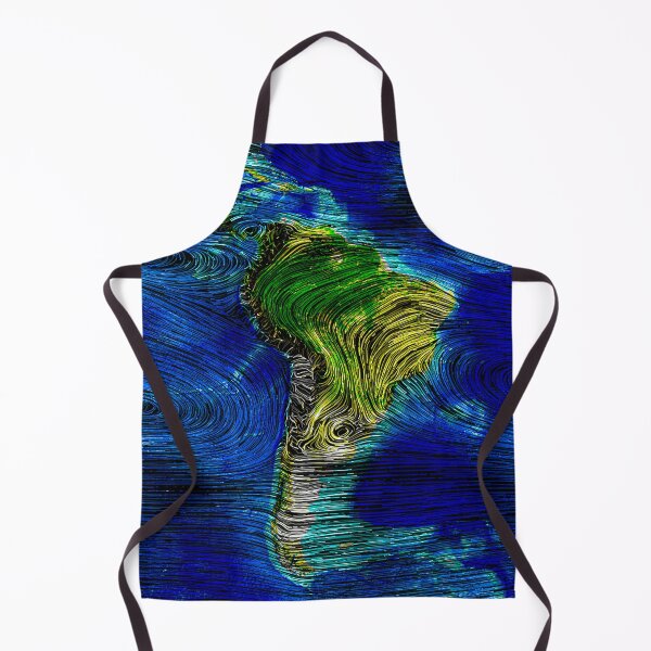 Item preview, South America Wind Pattern Map designed and sold by car2art.