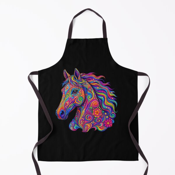 Item preview, Psychedelic Rainbow Horse designed and sold by Myra365Art.