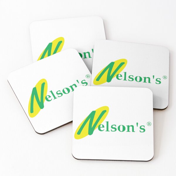 Item preview, Nelson's Green and Yellow Retro Brand Logo designed and sold by Caytarew.