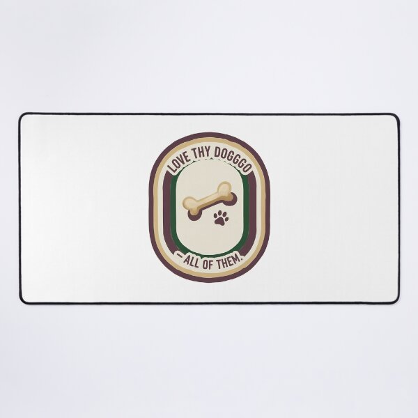 Item preview, Love Thy Dogggo Bone Paw Print Retro Design designed and sold by GiaoCalonas.