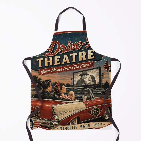 Item preview, Retro Route 66 Drive-In Theatre Vintage designed and sold by Normandy Road Heritage.