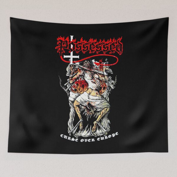 Item preview, Red Typography Heavy Metal Band designed and sold by DeadTired666.