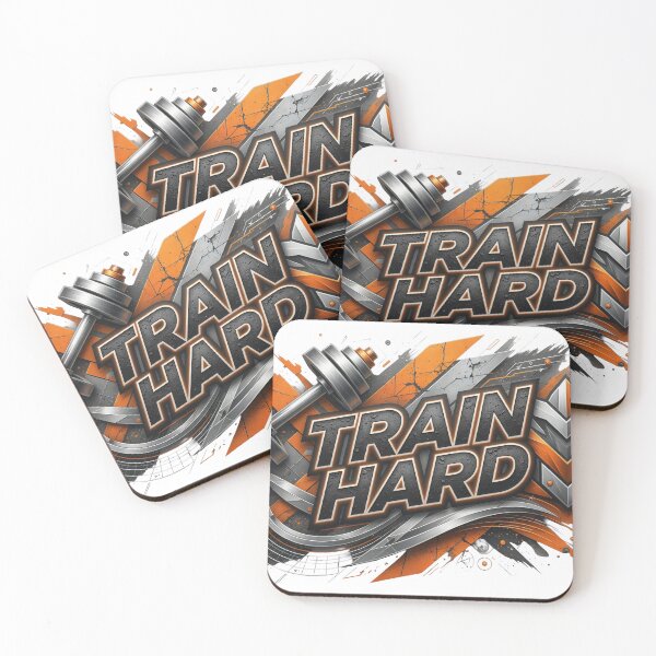 Item preview, Witty Orange TRAIN HARD designed and sold by dazzlemakers.