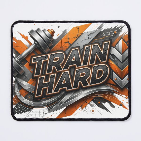 Item preview, Witty Orange TRAIN HARD designed and sold by dazzlemakers.