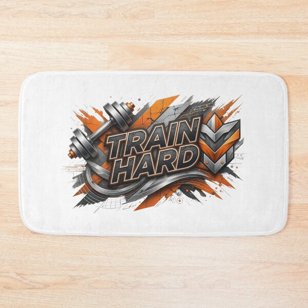 Item preview, Witty Orange TRAIN HARD designed and sold by dazzlemakers.