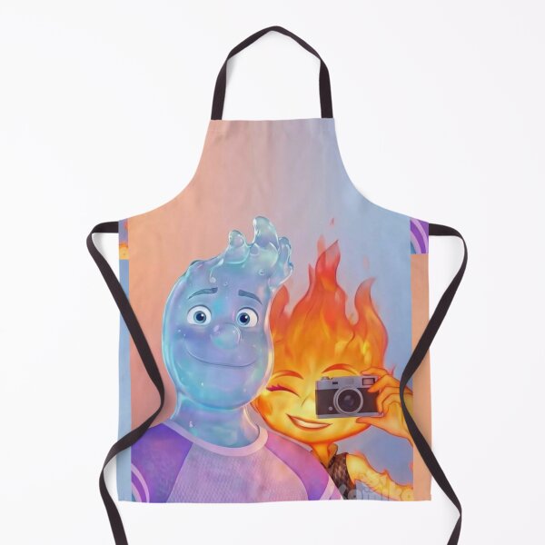 Item preview, Ember and wade elemental design poster designed and sold by lilacWhim.