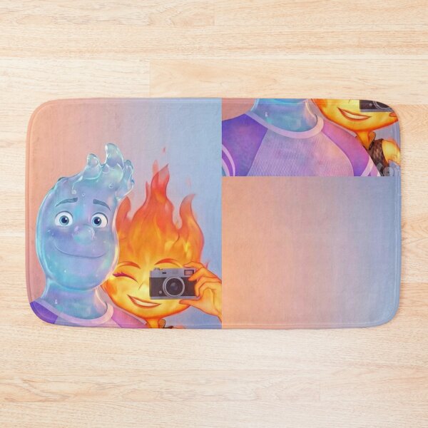 Item preview, Ember and wade elemental design poster designed and sold by lilacWhim.