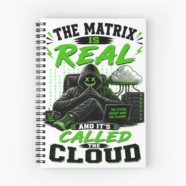 Item preview, The Matrix Is Real And It's Called The Cloud designed and sold by KLERIKSTORE.