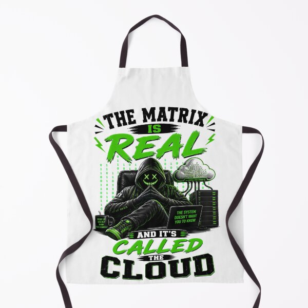 Item preview, The Matrix Is Real And It's Called The Cloud designed and sold by KLERIKSTORE.