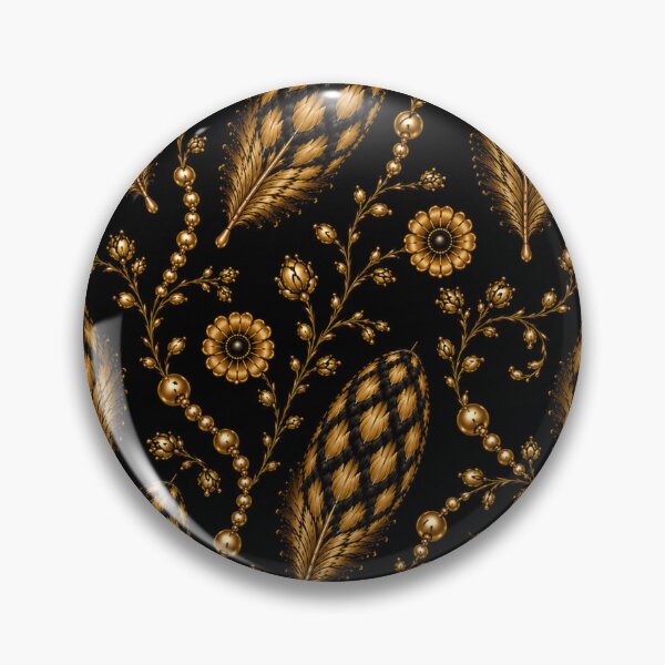 Item preview, Golden Majesty | Luxury Gold Feather Pattern designed and sold by heritagecartel.
