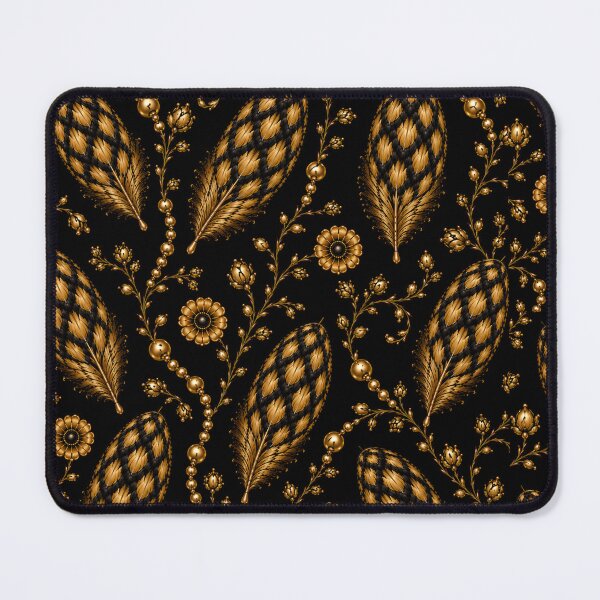 Item preview, Golden Majesty | Luxury Gold Feather Pattern designed and sold by heritagecartel.