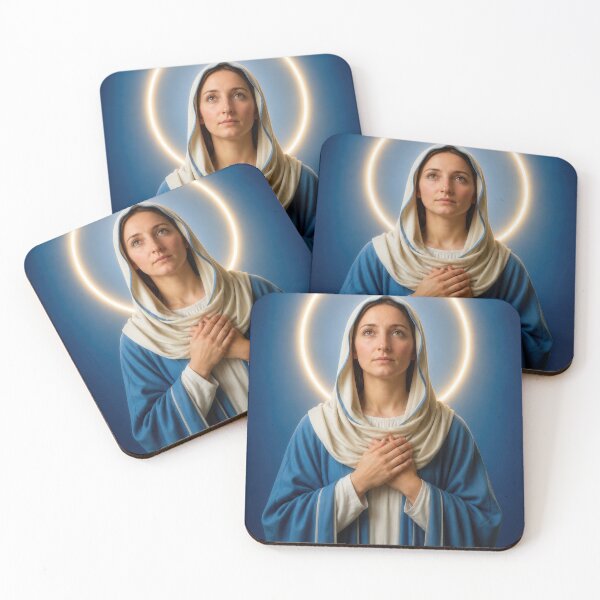 Item preview, Virgin Mary of Hope | Catholic Christian Wall Art designed and sold by Kutji.Sacred.Art.