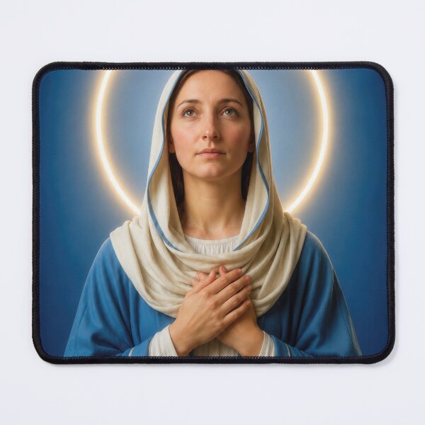 Item preview, Virgin Mary of Hope | Catholic Christian Wall Art designed and sold by Kutji.Sacred.Art.