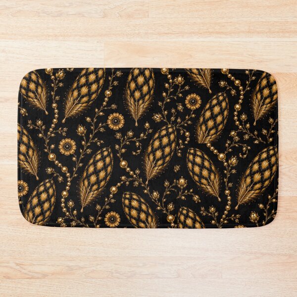 Item preview, Golden Majesty | Luxury Gold Feather Pattern designed and sold by heritagecartel.
